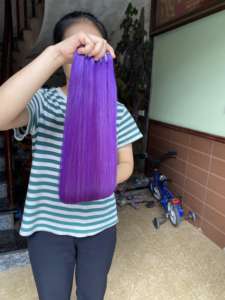 100% เวียดนามมนุษย์ผมกระดูกตรงการรวมกลุ่มสีผมด้วยการปิดดิบเวียดนามผม - Product Image 3
