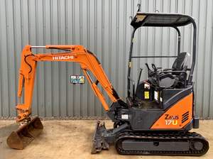Miniexcavadora Original Hitachi ZX17U-5N, Excavadora Hidráulica Compacta de Orugas de 1.7T, Fácil Operación para Trabajos de Construcción Agrícola, OEM Global - Product Image 2
