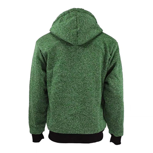 Ropa de calle de alta calidad, Jersey de algodón, sudadera con cremallera de 600gsm con cinturones acanalados en la parte inferior, lavado ácido, logotipo personalizado, sudaderas con cremallera para hombre - Product Image 5