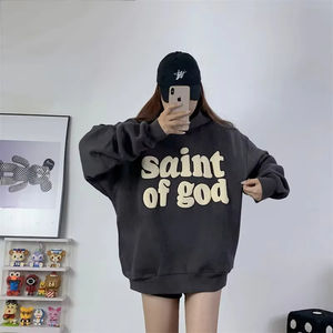 <b>Ladies</b> Cotton Polyester Fabric with Front Kangaroo Pocket Full Hood Top Level Mid Layer Fleece <b>Hoodie</b> - Product Image 4