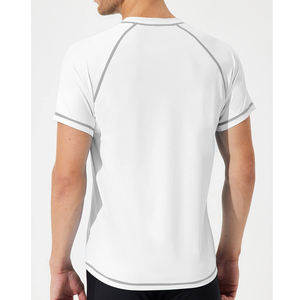 Compra equipo de protección contra sarpullidos de camuflaje de alta calidad para BJJ MMA Jiu Jitsu sublimación personalizada media manga protector contra sarpullidos para hombres - Product Image 5