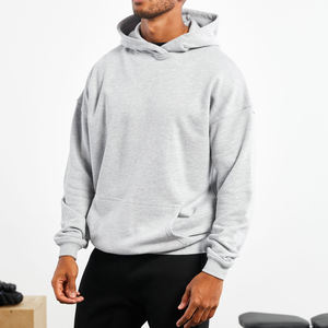 Sudaderas con capucha de calidad superior fabricante personalizado en blanco de gran tamaño Pull Over Pocket Casual hombres Sudadera con capucha de invierno - Product Image 2