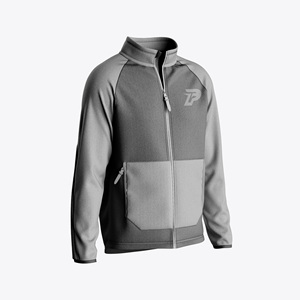 Veste polaire légère de haute qualité pour hommes logo personnalisé vêtements de sport chauds avec fermeture éclair, veste d'entraînement extérieure respirante - Product Image 5
