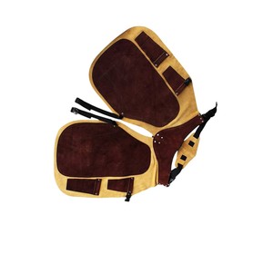 Delantal de seguridad profesional de cuero hecho a mano Premium Farrier Chaps por TARIQ MFG CO CE ISO EU - Product Image 5