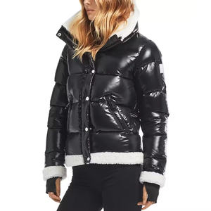 Veste matelassée à capuche de camouflage oversize de qualité supérieure pour hommes vestes imperméables matelassées personnalisées chaudes pour l'hiver - Product Image 4