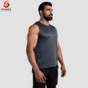 Custom Men Tank Top Casual Sleeveless Sports <b>Vest</b> Lightweight Summer Gym Wear Quick Dry OEM Service Wholesale Price - Product Image 2