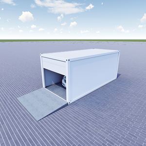 गोदाम पूर्वनिर्मित फोल्डेबल गेराज स्टील फ्रेम मॉड्यूलर छोटे कंटेनर हाउस कार्पोर्ट गैराज - Product Image 4