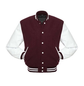 High Quality Winter Men's Letterman Jacket 100% Cotton Stand Collar Premium Quality Customized Logo - Product Image 3