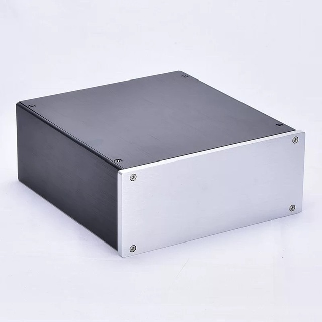 Custom OEM Audio Subwoofer Monoblock Receivers Sound Equipment Anodized Aluminum Enclosure Housing Metal Chassis