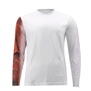 Otoño nuevo diseño camisa de pesca para hombre alta calidad 100% poliéster transpirable logotipo personalizado ropa de verano - Product Image 1