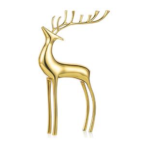 Statue de renne en laiton antique en métal coulé Sculpture Design moderne Décoration intérieure par un fabricant indien à vendre - Product Image 2