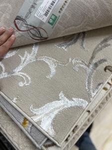 Tapis turc moderne en polypropylène tissé à la machine, de haute qualité, avec envers en jute, résistant aux taches, à poils longs, abstrait, pour la maison - Product Image 4