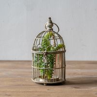 Cage à oiseaux en fer forgé grand format, finition antique, couleur personnalisable, pour décoration intérieure, jardin, ferme, anniversaire, vente en gros, Inde