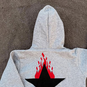 Meilleurs sweats à capuche personnalisés pour hommes 100% coton lourd luxe qualité bouffante impression Streetwear pulls à capuche pour hommes à vendre - Product Image 4