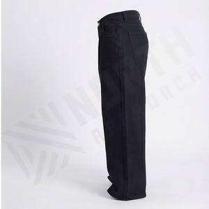 Pantalons tendance de mode haut de gamme surdimensionnés, respirants, imperméables, à jambes larges, en toile, style hip-hop, taille haute, sur mesure pour femmes - Product Image 3