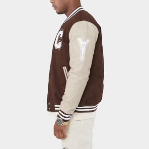 Ventes en gros de vestes de sport pour hommes de haute qualité, service OEM ODM personnalisé, logo personnalisé, streetwear, baseball, lettres - Product Image 6