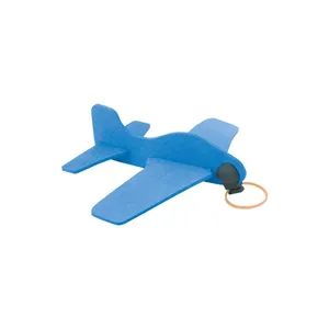 Portachiavi e Moschettoni Personalizzati a Forma di Aereo 3D per Uso Promozionale - Product Image 2