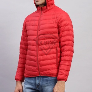 Veste matelassée pour homme en nylon et polyester sur mesure, best-seller, prix de gros, logo sur le devant, veste matelassée pour homme - Product Image 3