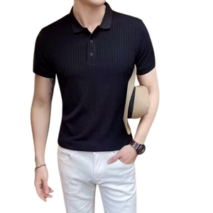 Camiseta Polo de Algodón para Hombre, Moda de Manga Corta, Logotipo Personalizado, Proveedor Mayorista, Ropa Casual de Alta Calidad - Product Image 5