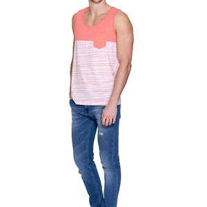 Men's High Quality Plus Size <b>Tank</b> <b>Tops</b> Casual Knitted Cotton Sleeveless T-shirts Breathable Moto Biker Streetwear <b>Striped</b> O-Neck - Product Image 2