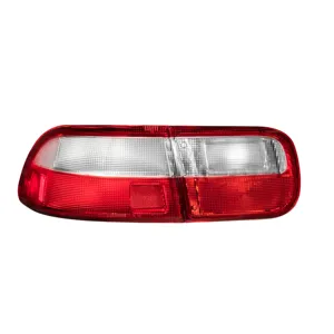 High Quality real lights Tail light for 1992 -1995 Honda Civic Tail Lights 4DR (Chrome Housing/Red Clear Lens)