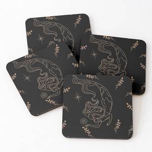 Hot Sale Drink Tea <b>Cup</b> Mat & Pad Custom Coasters Shape & Size Factory Supply Anti Skid Coasters With Holder Non Slip Trendy Pads - Product Image 5