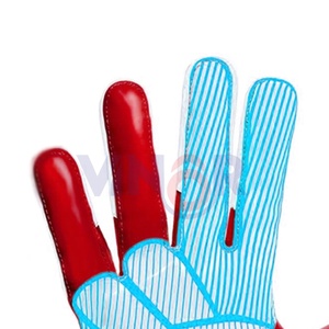 Recién llegado Guantes de receptor de fútbol americano ligeros de dedo completo Guantes deportivos transpirables multifuncionales de moda de equipo - Product Image 6