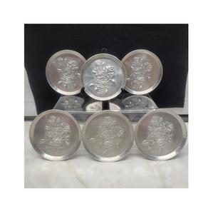 Posavasos de aluminio posavasos de soporte de doble cara para mesa de aluminio decorar posavasos a la venta - Product Image 4