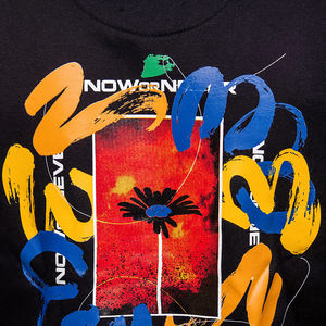 Sudadera con capucha de ajuste Regular de lana de algodón 100% de calidad superior para hombre, estampado de transferencia de calor con patrón DIY para la temporada de invierno - Product Image 3