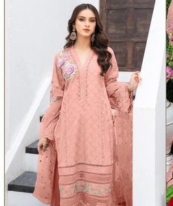 Diseñador paquistaní original, trabajo de bordado pesado con Organza, diseñador original Dupatta, colección de trajes de boda - Product Image 4