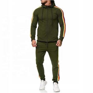 Hommes grande taille sport Fitness Gym Jogging Jogger deux pièces ensemble costume survêtement survêtements logo personnalisé modèles en gros - Product Image 4
