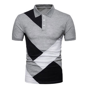 Impression personnalisée pour hommes pour T-shirts polo Vêtements décontractés respirants à séchage rapide Dernière conception Tissu tricoté à motif solide Vente en gros - Product Image 6