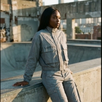 Hoodie court personnalisé pour femme, style Y2K, streetwear, col carré, fermeture éclair, pantalon large empilé, manches ornées de strass