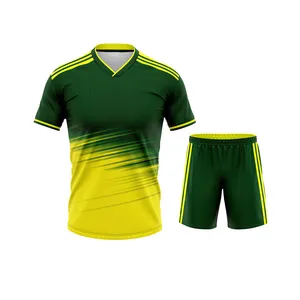 热卖足球时尚套装定制升华设计自己的俱乐部标志足球运动员制服