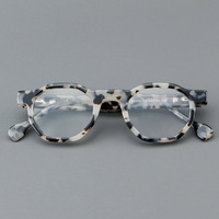 Lunettes rondes vintage, montures en acétate épais de qualité supérieure pour adultes, utilisation extérieure écologique avec un design artistique remarquable
