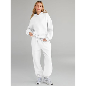 ชุดวอร์มสำหรับผู้หญิงกางเกงวิ่งขาสั้นมีฮู้ดแฟชั่นมีโลโก้ตามสั่ง2025จากแบรนด์เสื้อผ้าระดับโลก - Product Image 2