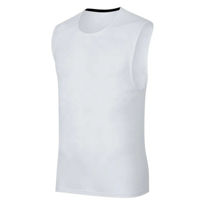 Camiseta sin mangas de algodón de alta calidad para mujer, venta al por mayor, ropa informal de verano a la moda sin mangas con impresión de logotipo personalizado - Product Image 3