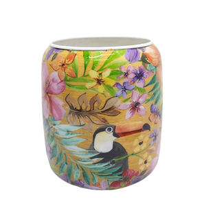 กระถางปลูกต้นไม้โลหะทรงรีสำหรับตกแต่งในร่มและกลางแจ้งงานทำมือปรับแต่งได้ - Product Image 6