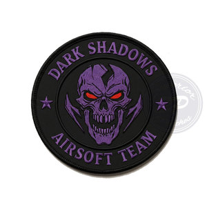 Chất lượng cao Airsoft paintball thêu các bản vá lỗi biểu tượng tùy chỉnh Nylon móc khâu ở mặt sau - Product Image 1