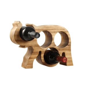 Factory Custom Ash Wine <b>Storage</b> <b>Rack</b> for bar Restaurant Solid Wood <b>Bottle</b> Holder Bentwooden Wine <b>Rack</b> - Product Image 3