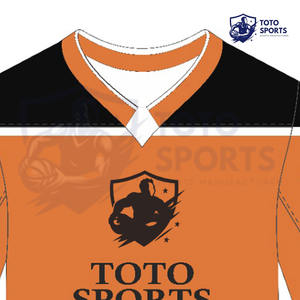 Vêtements de sport respirants de haute qualité, légers, bon fournisseur, logo personnalisé imprimé, nouvelle arrivée, maillot de hockey sur glace - Product Image 3