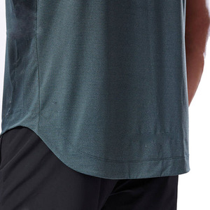 T-shirt de sport en coton de haute qualité pour hommes Muscle Slim Design ajusté Logo imprimé personnalisé coupe surdimensionnée - Product Image 5