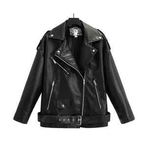 Vêtements de sport UNIQUE Veste en cuir véritable pour femme Boutons devant Fermeture éclair Imperméable Coupe-vent Col/décolleté amovible Hiver - Product Image 1