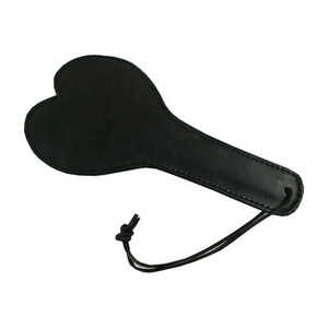 HMB-599D COSTUME de pagaie en cuir BULLWHIP BDSM fessée fouets STYLE cœur palettes - Product Image 1