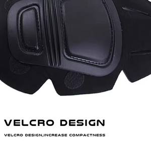 แผ่นรองเข่า 2 แผ่นและแผ่นรองข้อศอก 2 แผ่นยุทธวิธีป้องกัน G3 แผ่นรองเข่าต่อสู้สําหรับกางเกงและเสื้อคอมแบทที่มีความแม่นยํา <span class=keywords><strong>Crye</strong></span> - Product Image 4