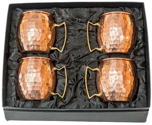Nouveau Design Cuivre Moscow Mule Mug Fabriqué à la Main par des Tasses à Bière Indiennes Couleur Naturelle Boîte Cadeau Emballage Cuivre Bière Tankard - Product Image 3