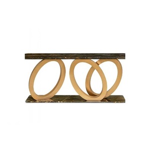 Elegante mesa auxiliar para decoración del hogar, muebles, mesa de centro de Metal, taburete de Metal, mesa de vino de Metal hecha a mano, mesa de esquina Interior de lujo - Product Image 2