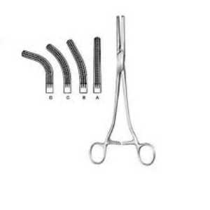 Pinzas de Histerectomía Heaney de Alta Calidad, 21 cm, Curvas, Dentadas, de Una Sola Punta, Ginecología Quirúrgica, por SurgiRight Instrument - Product Image 6