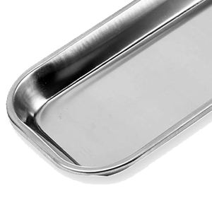 Bandeja básica de acero para instrumentos quirúrgicos, autoclave, plato de Hospital reutilizable, juego ortopédico Manual - Product Image 3