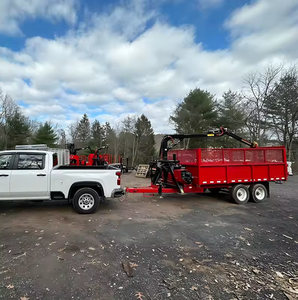 Remolque Forestal Hidráulico con Grúa para Troncos de Madera, Directo de Fábrica, Equipo de Transporte y Carga de Troncos - Product Image 4